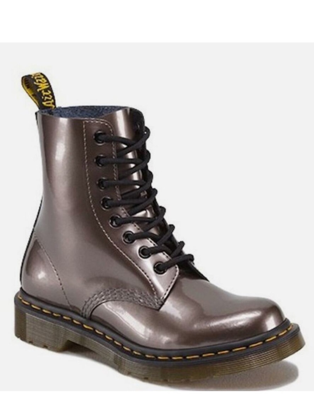 Dr. Martens Pascal Boots in Pewter Spectra Metallic 1460 Boots